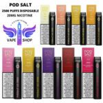 POD SALT GO DISPOSABLE 2500 PUFFS 20MG - Image 3