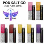 POD SALT GO DISPOSABLE 2500 PUFFS 20MG - Image 2