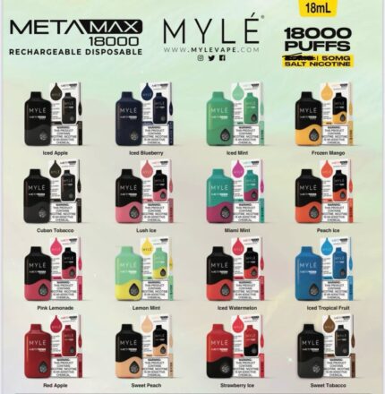 MYLÉ Meta Max 18000 Puffs Disposable Vape | VapShops