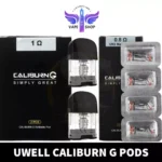 UWELL Caliburn G/G2 Pods 2ml Replacement Pods with Caliburn G/G2 Coils in Dubai, UAE