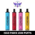 ISGO Paris Disposable Vape 1500 Puffs in UAE Dubai Shop - Image 3