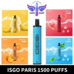 ISGO Paris Disposable Vape 1500 Puffs in UAE Dubai Shop - Image 2
