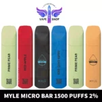 Myle Micro Bar 1500 puffs 2% (20mg) Disposable in dubai