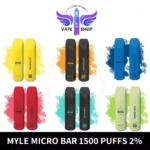Myle Micro Bar 1500 puffs 2% (20mg) Disposable in dubai - Image 2