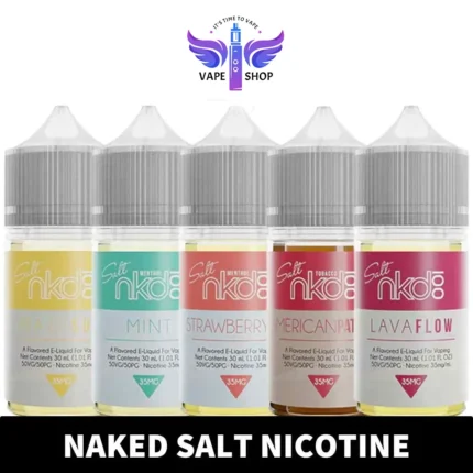 Naked Salt Nicotine 20MG 35MG & 50MG Juice In Dubai UAE