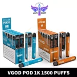 Vgod Pod 1k 1500 Puffs Disposable Vape In UAE - Image 3