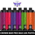 Crown Bar Pro Max Al fahker Disposable 15000 Puffs Rechargeable Vape in Dubai, UAE