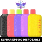 ELF BAR EP8000 Puffs 20MG & 50MG Nicotine Disposable Vape in Dubai, UAE