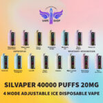 Silvaper 40000 Puffs 20MG 4 Mode Adjustable Ice Disposable Vape - Image 2