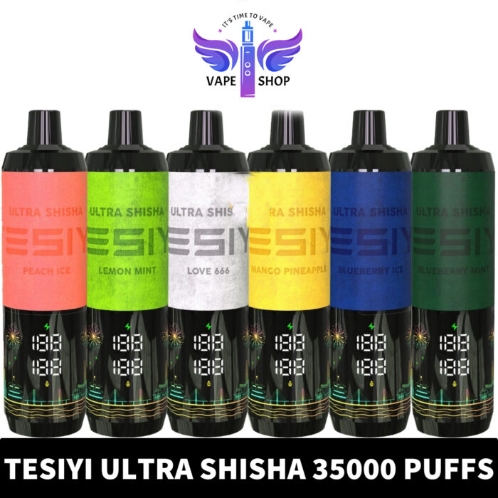 TESIYI ULTRA SHISHA 6MG NICOTINE 35000 PUFFS