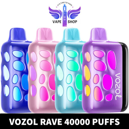 Vozol Rave 40000 puffs 20MG and 50mg nicotine