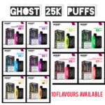 VAPES BARS GHOST GALAXY 25000 PUFFS 20MG NICOTINE - Image 2