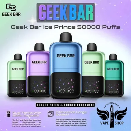 Geek Bar Ice Prince Upto 50000 Puffs 50mg Nicotine
