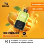 Geek Bar Ice Prince Upto 50000 Puffs 50mg Nicotine Disposable - Image 5
