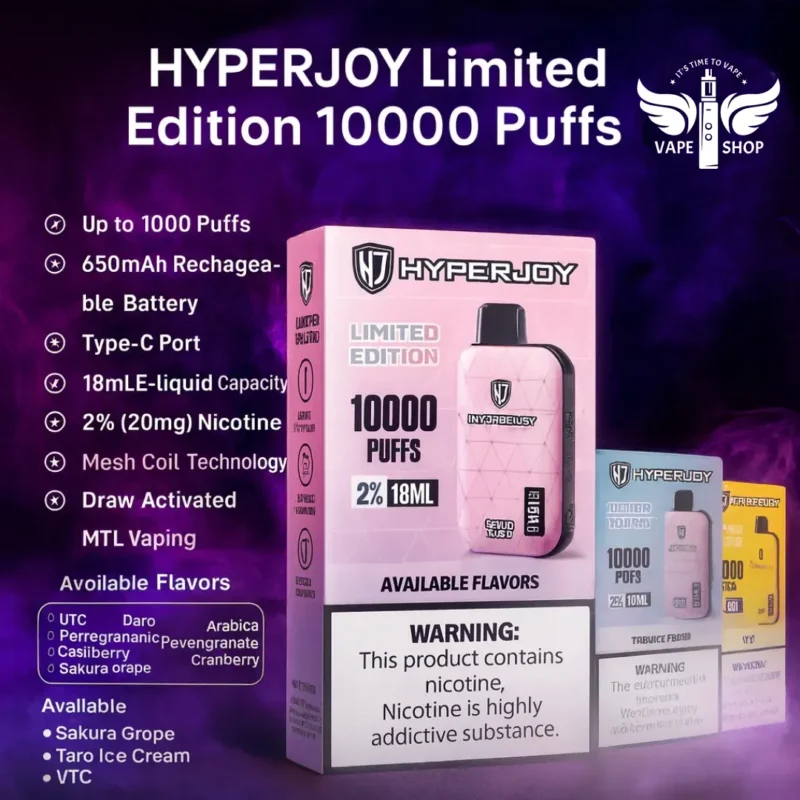 HYPERJOY Limited Edition 10000 Puffs