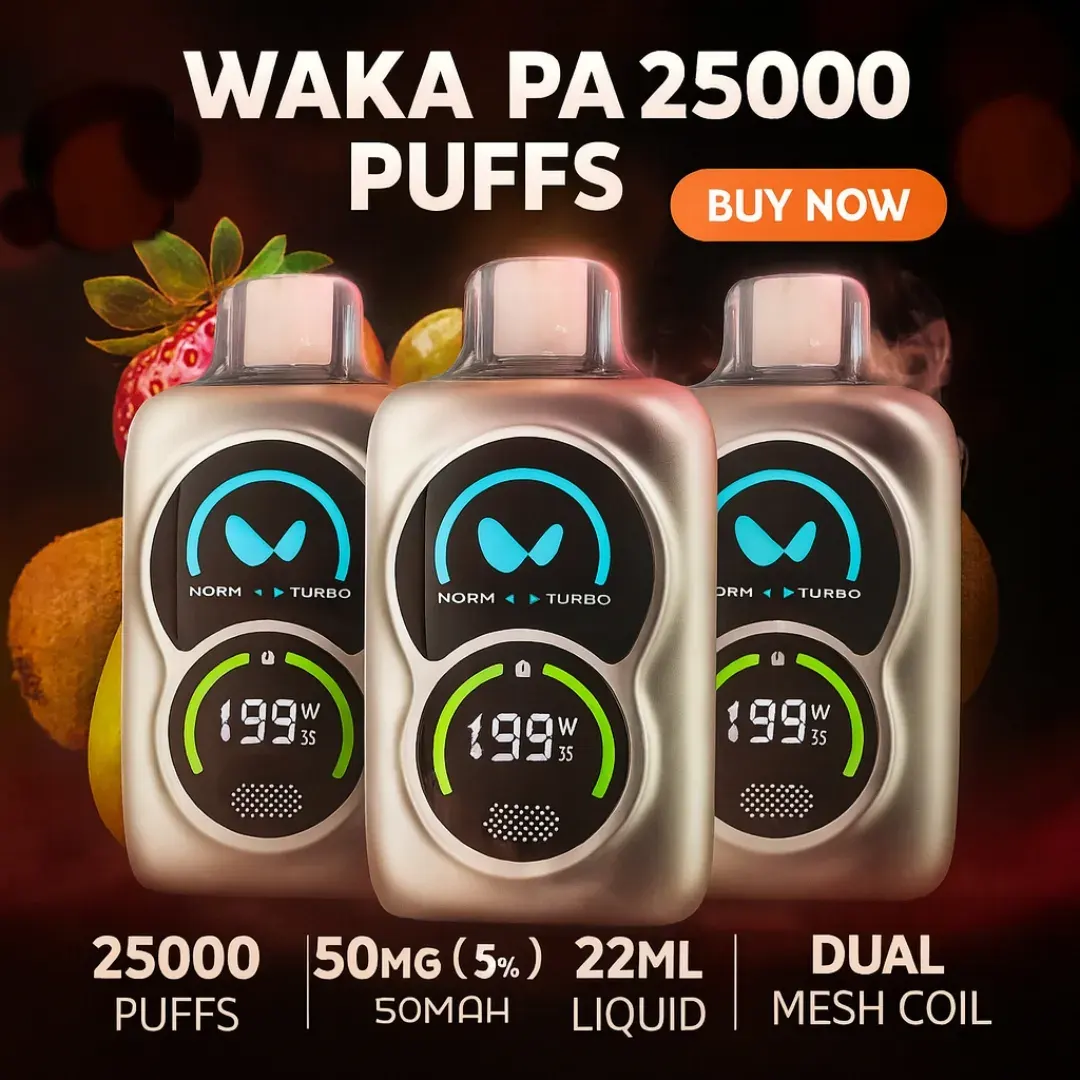 Waka-PA-25000-Puffs-Disposable-Vape-50-MG Waka PA 25000 Puffs Disposable Vape 50 MG